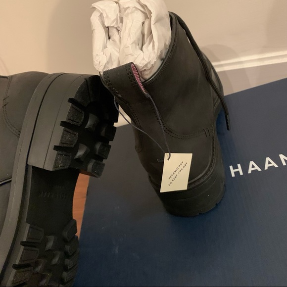 Cole Haan Laceup Hiking Winter Boots - Picture 2 of 4